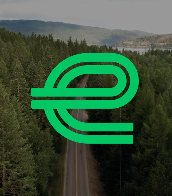 Enterprise Mobility logo with trees in the background.